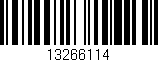 Código de barras (EAN, GTIN, SKU, ISBN): '13266114'