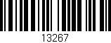 Código de barras (EAN, GTIN, SKU, ISBN): '13267'