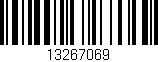 Código de barras (EAN, GTIN, SKU, ISBN): '13267069'