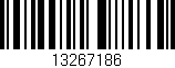 Código de barras (EAN, GTIN, SKU, ISBN): '13267186'
