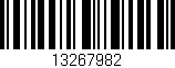 Código de barras (EAN, GTIN, SKU, ISBN): '13267982'
