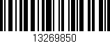 Código de barras (EAN, GTIN, SKU, ISBN): '13269850'