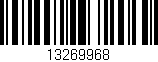 Código de barras (EAN, GTIN, SKU, ISBN): '13269968'