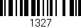 Código de barras (EAN, GTIN, SKU, ISBN): '1327'