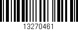Código de barras (EAN, GTIN, SKU, ISBN): '13270461'