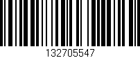 Código de barras (EAN, GTIN, SKU, ISBN): '132705547'