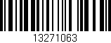 Código de barras (EAN, GTIN, SKU, ISBN): '13271063'