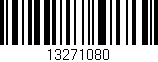 Código de barras (EAN, GTIN, SKU, ISBN): '13271080'