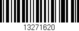 Código de barras (EAN, GTIN, SKU, ISBN): '13271620'