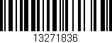 Código de barras (EAN, GTIN, SKU, ISBN): '13271836'