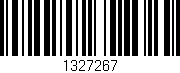 Código de barras (EAN, GTIN, SKU, ISBN): '1327267'