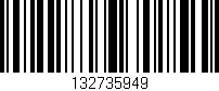 Código de barras (EAN, GTIN, SKU, ISBN): '132735949'
