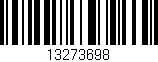 Código de barras (EAN, GTIN, SKU, ISBN): '13273698'
