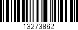 Código de barras (EAN, GTIN, SKU, ISBN): '13273862'