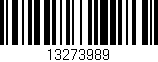 Código de barras (EAN, GTIN, SKU, ISBN): '13273989'
