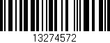 Código de barras (EAN, GTIN, SKU, ISBN): '13274572'