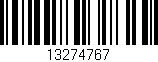 Código de barras (EAN, GTIN, SKU, ISBN): '13274767'