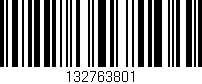 Código de barras (EAN, GTIN, SKU, ISBN): '132763801'