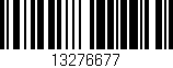 Código de barras (EAN, GTIN, SKU, ISBN): '13276677'