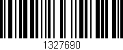 Código de barras (EAN, GTIN, SKU, ISBN): '1327690'