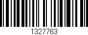Código de barras (EAN, GTIN, SKU, ISBN): '1327763'