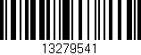 Código de barras (EAN, GTIN, SKU, ISBN): '13279541'