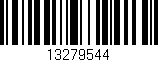 Código de barras (EAN, GTIN, SKU, ISBN): '13279544'