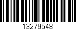 Código de barras (EAN, GTIN, SKU, ISBN): '13279548'