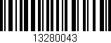 Código de barras (EAN, GTIN, SKU, ISBN): '13280043'