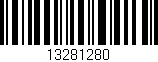 Código de barras (EAN, GTIN, SKU, ISBN): '13281280'