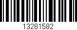 Código de barras (EAN, GTIN, SKU, ISBN): '13281582'
