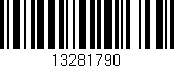 Código de barras (EAN, GTIN, SKU, ISBN): '13281790'