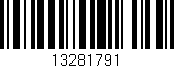 Código de barras (EAN, GTIN, SKU, ISBN): '13281791'