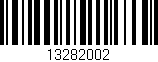 Código de barras (EAN, GTIN, SKU, ISBN): '13282002'