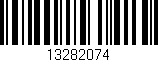 Código de barras (EAN, GTIN, SKU, ISBN): '13282074'