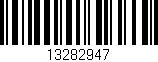 Código de barras (EAN, GTIN, SKU, ISBN): '13282947'