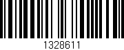 Código de barras (EAN, GTIN, SKU, ISBN): '1328611'