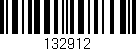 Código de barras (EAN, GTIN, SKU, ISBN): '132912'