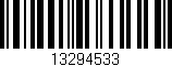 Código de barras (EAN, GTIN, SKU, ISBN): '13294533'
