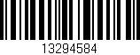 Código de barras (EAN, GTIN, SKU, ISBN): '13294584'