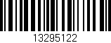 Código de barras (EAN, GTIN, SKU, ISBN): '13295122'