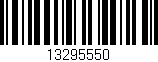 Código de barras (EAN, GTIN, SKU, ISBN): '13295550'