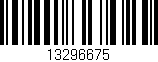 Código de barras (EAN, GTIN, SKU, ISBN): '13296675'