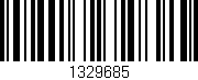 Código de barras (EAN, GTIN, SKU, ISBN): '1329685'