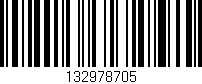Código de barras (EAN, GTIN, SKU, ISBN): '132978705'