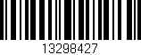 Código de barras (EAN, GTIN, SKU, ISBN): '13298427'