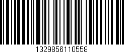 Código de barras (EAN, GTIN, SKU, ISBN): '1329856110558'