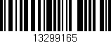 Código de barras (EAN, GTIN, SKU, ISBN): '13299165'