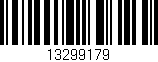 Código de barras (EAN, GTIN, SKU, ISBN): '13299179'