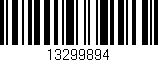 Código de barras (EAN, GTIN, SKU, ISBN): '13299894'